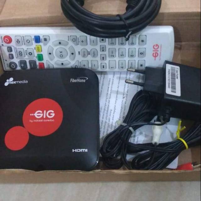 STB TV HG680P kondisi Baru Fullset
