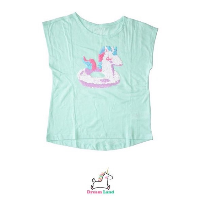 BAJU ANAK FLIP SEQUIN UNICORN / CHILDREN TOP UNICORN FLOATIES
