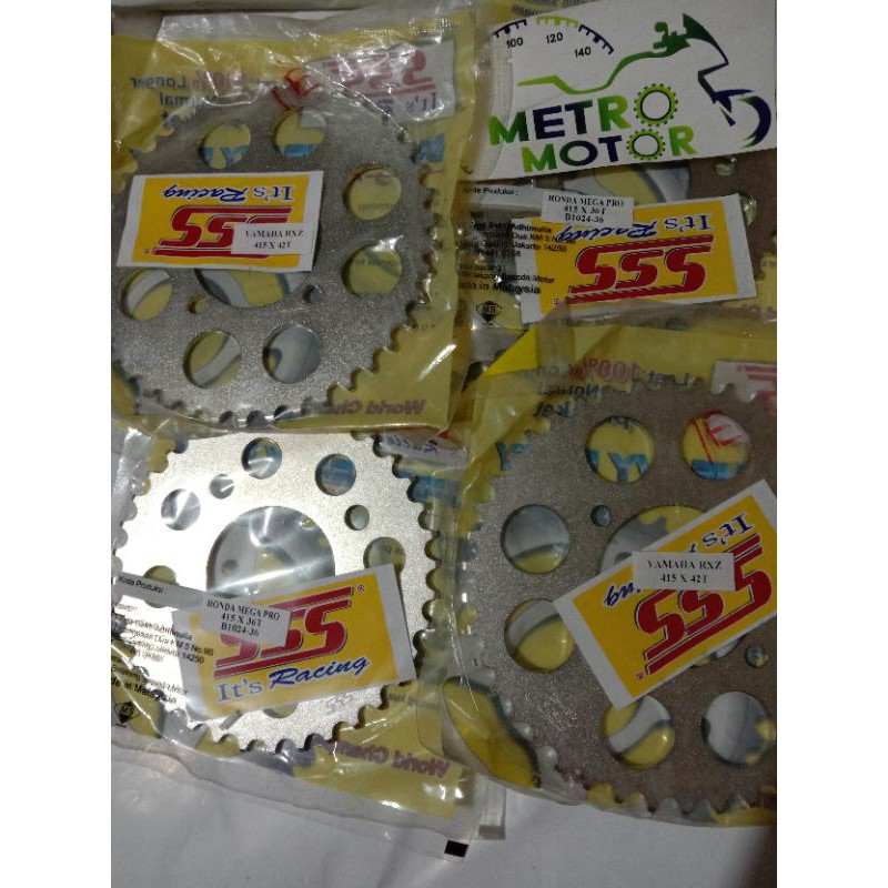 Gear belakang SSS 415 rxz ,Jupiter,king,Vega,mx