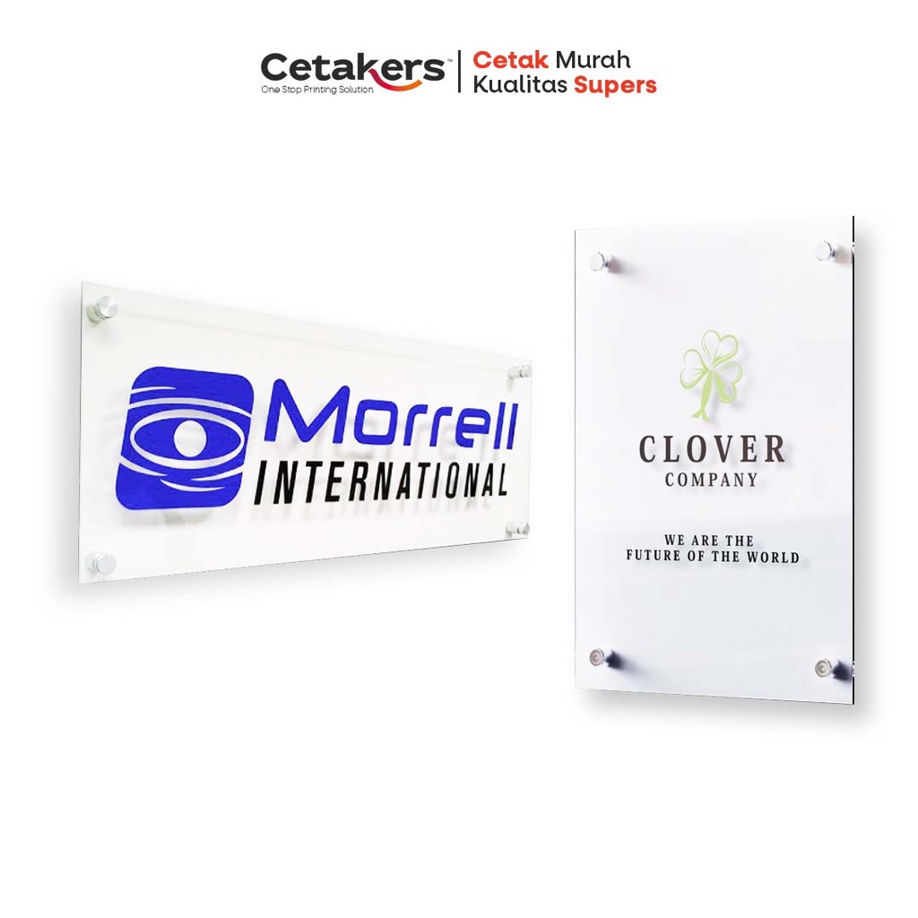 

CETAK PAPAN NAMA KANTOR AKRILIK CUSTOM BENING HITAM PUTIH KUAT TEBAL TAHAN LAMA - CETAKERS ADVERTISING