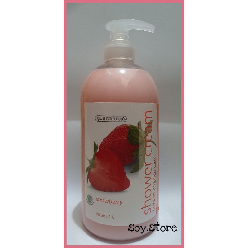 Guardian Shower Cream Strawberry 1 Liter