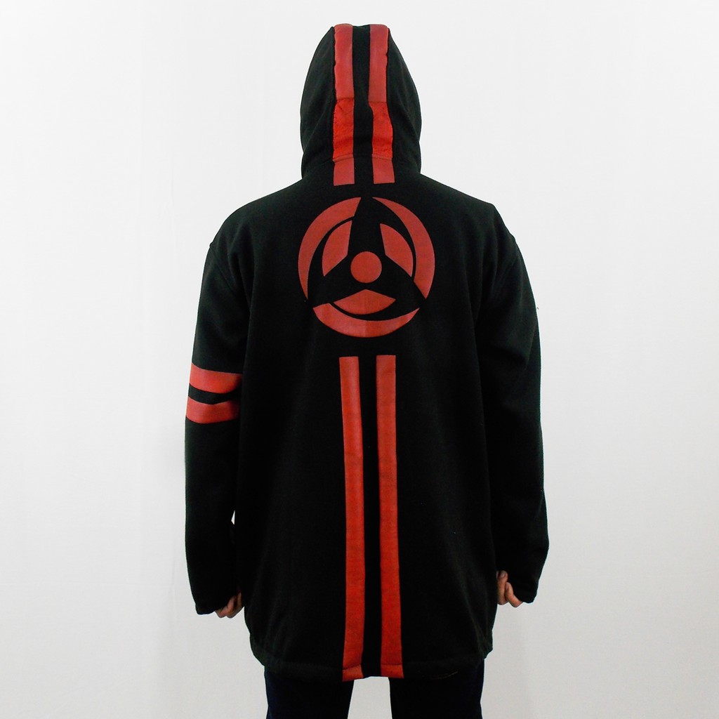 JUBAH NARUTO SHARINGAN - JUBAH UCHIHA CLAN SHARINGAN - JAKET ANIME NARUTO - JAKET NARUTO SHIPPUDEN