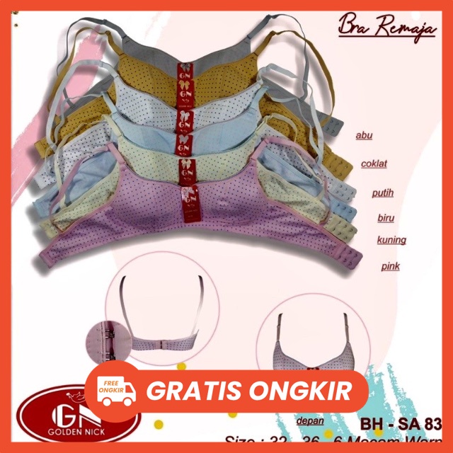 Bh BRA REMAJA GOLDEN NICK SA331