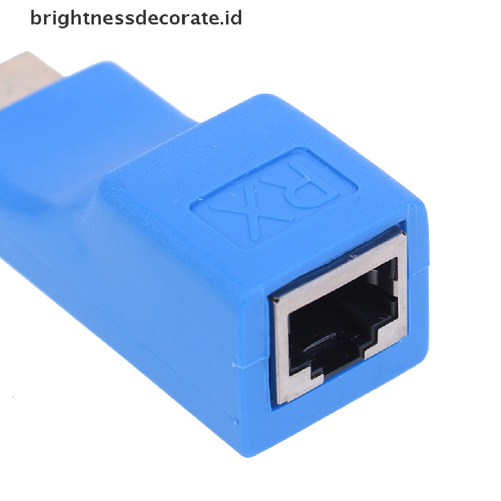 2pcs Extender Hdmi 1080p Ke Rj45 Over Cat 5e / 6 Network Lan Ethernet