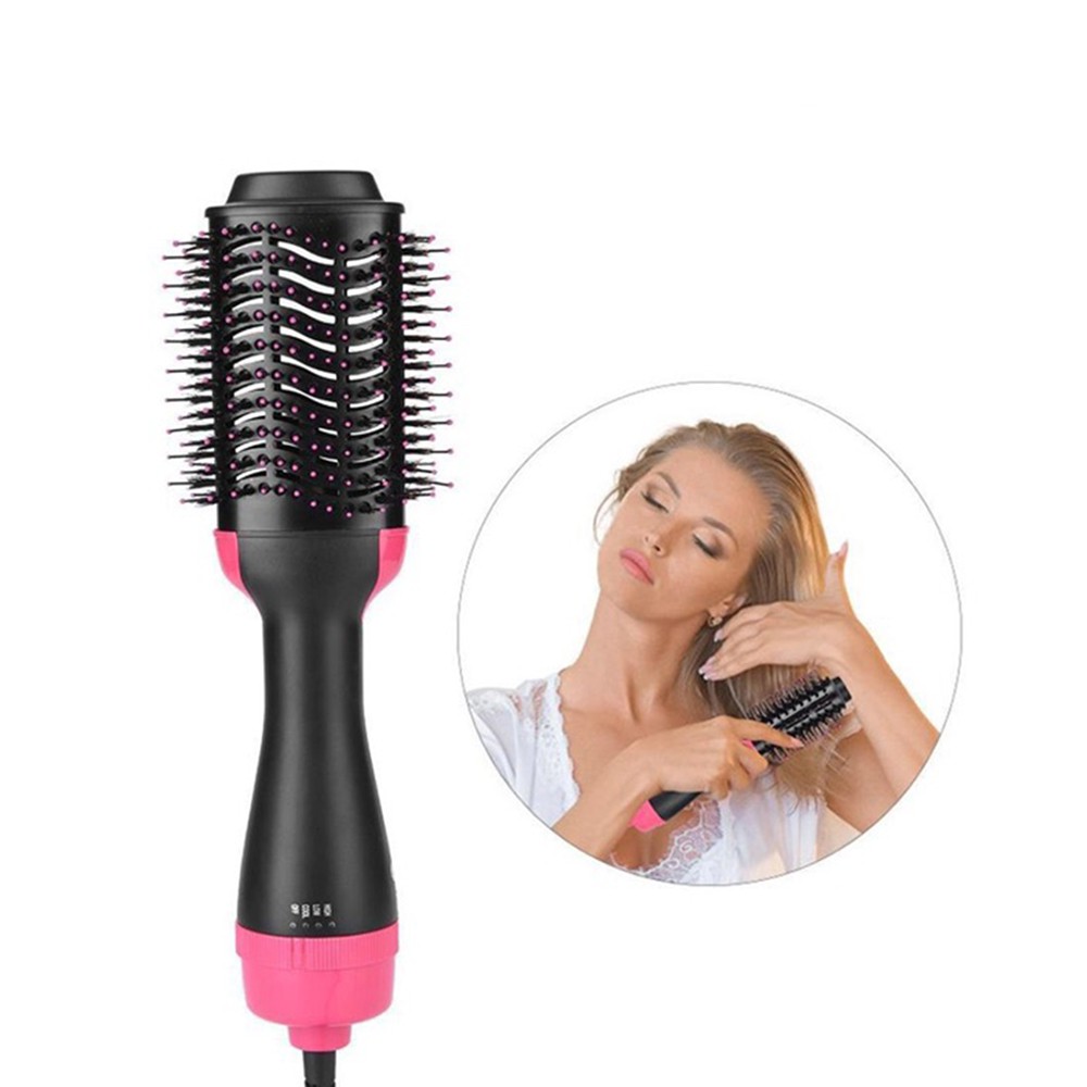 One Step Sisir Pengering Rambut Hair Dryer Styler Hot Air Brush 2336