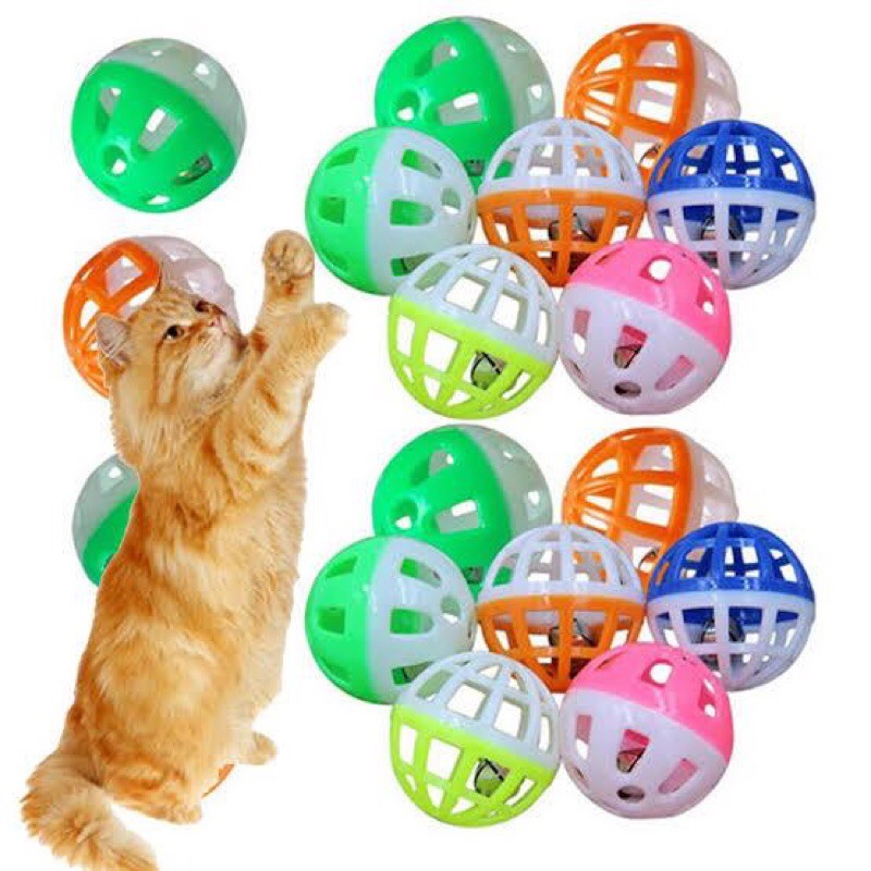 Bola Kucing Kerincing Mainan Kucing Mainan Anak Kucing Mainan Kitten