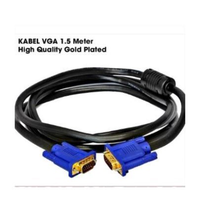 Cable vga 1.5m Goldplated NYK - Kabel vga 1.5 meter NYK Gold plated