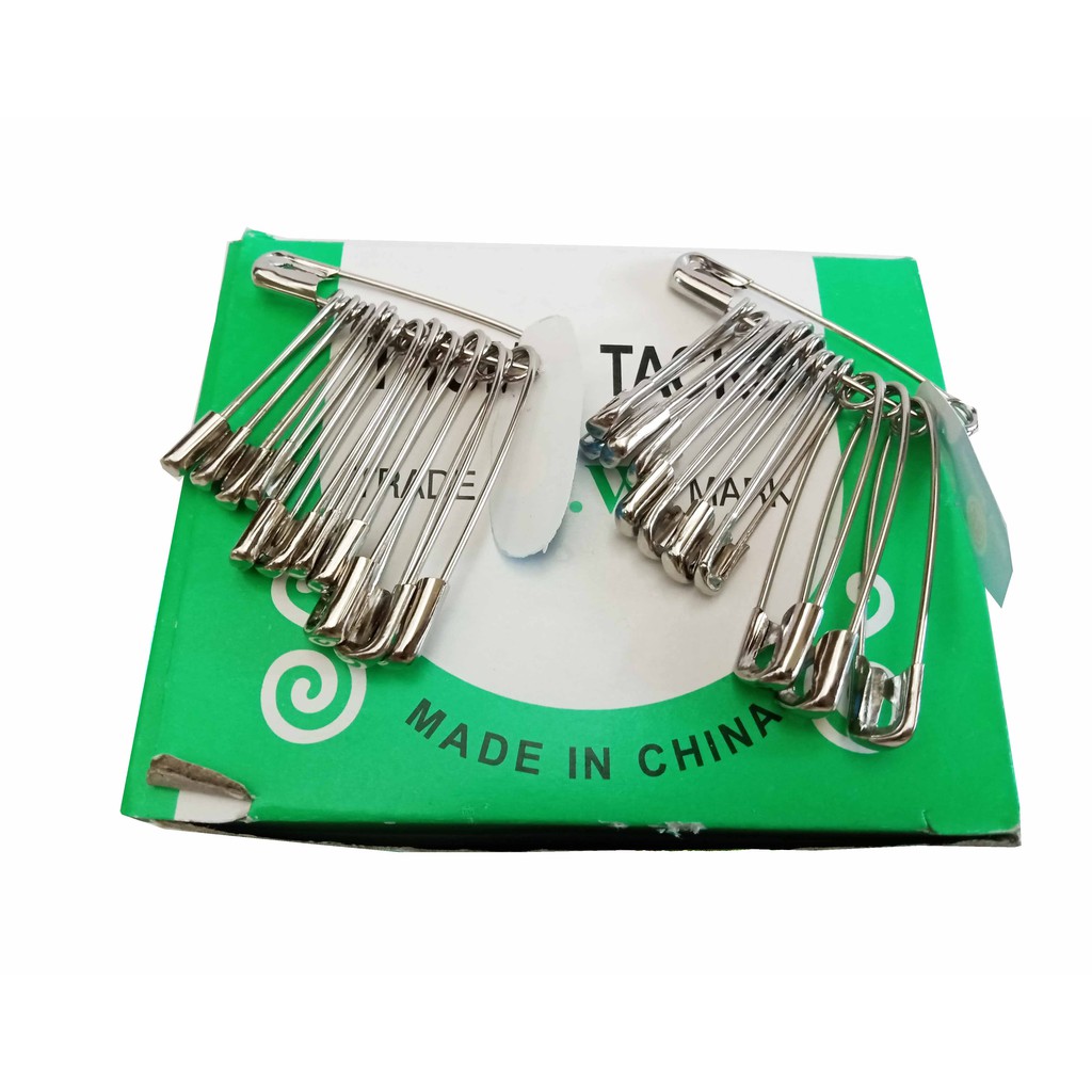 Isi 12 pcs Peniti Safety Pins Multisize