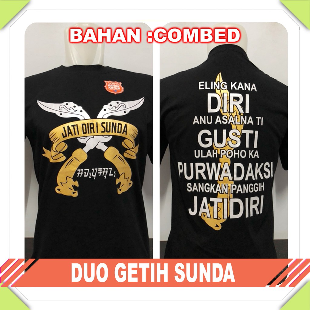 Kaos Distro Sunda Duo getih Sunda