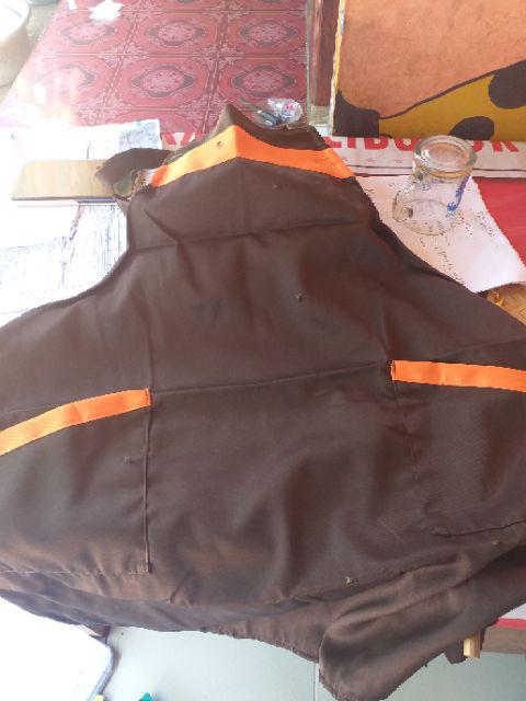 Indomada 1 New Apron Full Body 2 Warna Chef Barista Waitress Koki Celemek Trendy Pelayan Restoran