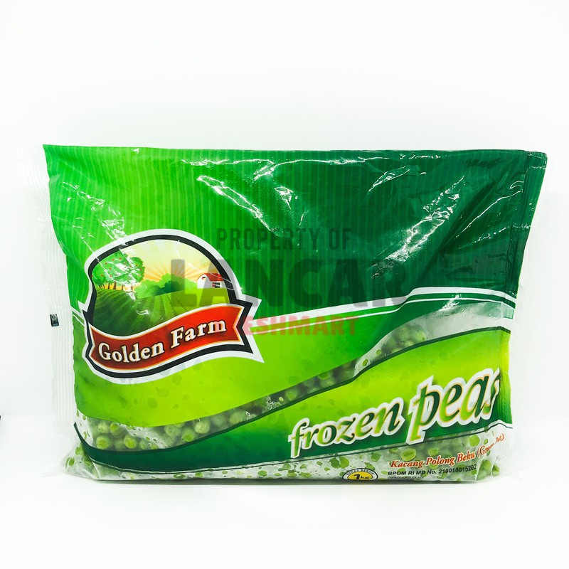 GOLDEN FARM KACANG POLONG 500GR-1000GR / FROZEN PEAS 500GR-1000GR