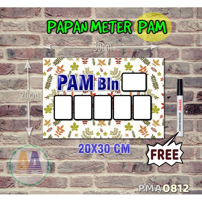 

Papan Meter Listrik PLN PAM motif Unik - Flower 12 - Toko2A