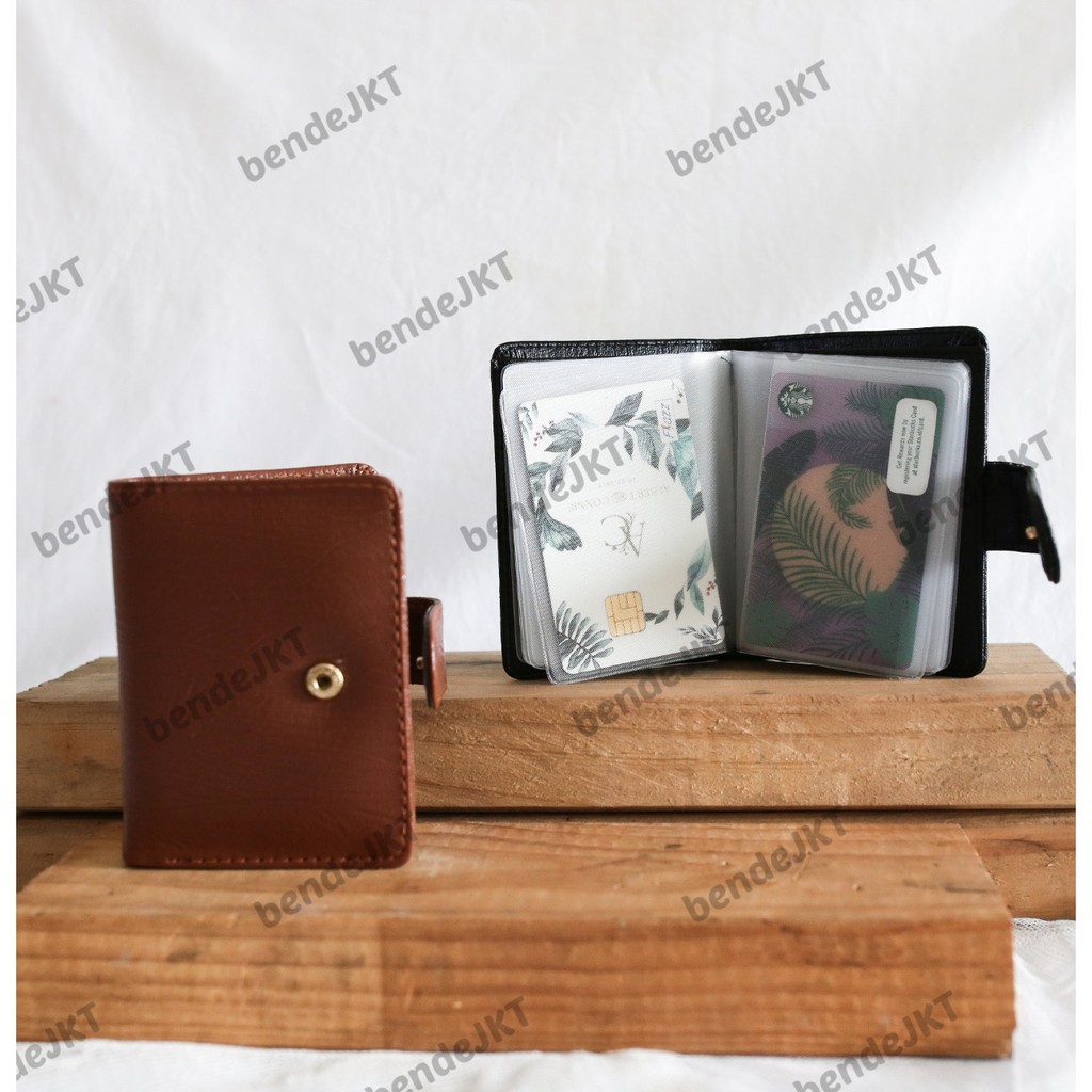 BENDE - DOMPET KARTU PRIA WOOD SERIES DAN UANG KERTAS PREMIUM TEMPAT KARTU