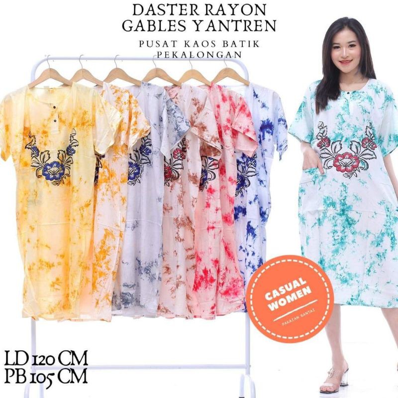 DASTER YANTREN /DASTER KHAS BALI /DASTER TIE DYE KEKINIAN WANITA
