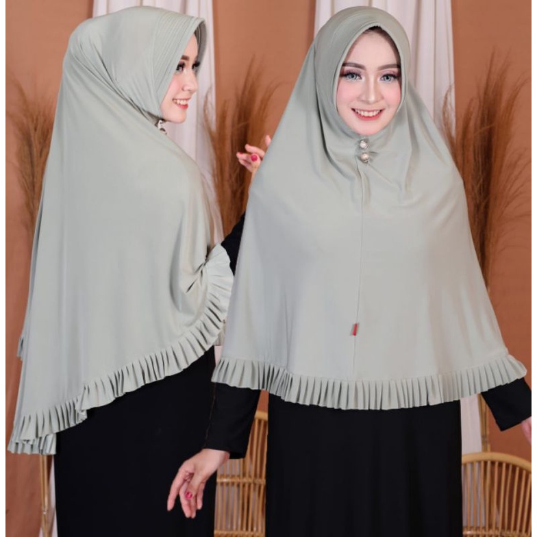 Jilbab Instan Jersey Rempel hijab rempel Jersey By Miftah Collection