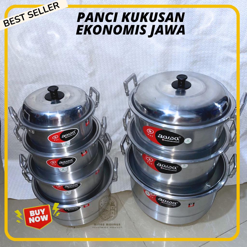 SALE!! PANCI LANGSENG JAWA KUKUSAN PANCI SERBAGUNA 20-22-24-26-28-30-33-36-40 CM PANCI MASAK NASI