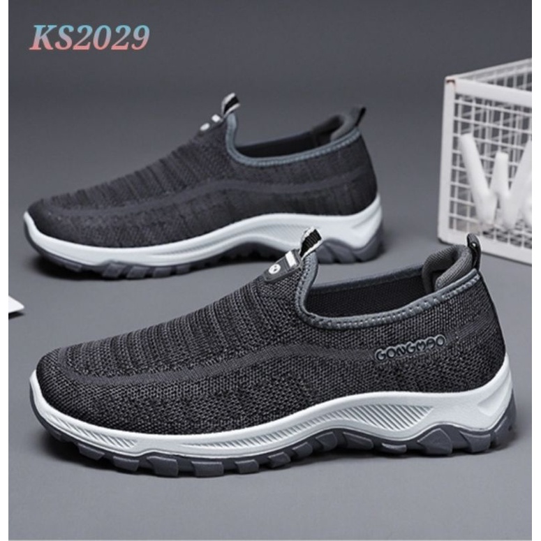 [RESTOCK] MAN CITY SHOES SLIP ON SNEAKERS KS2029 KS