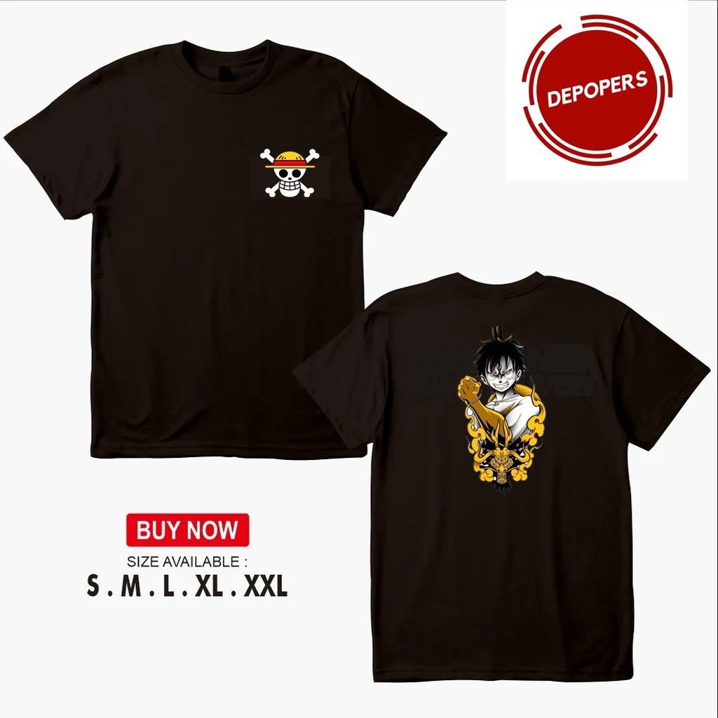 Kaos One Piece Luffy Wano Kuni / One Piece Luffy Mode Nika