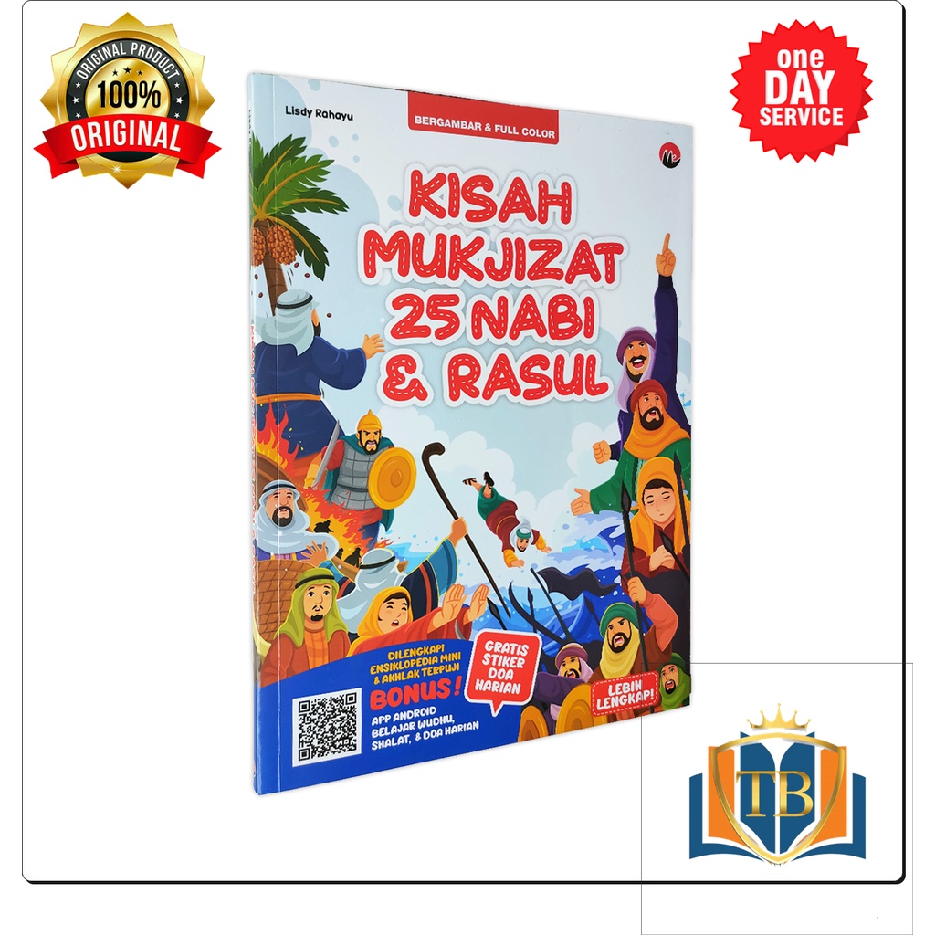 BUKU CERITA - BUKU DONGENG - BUKU ANAK - BUKU KISAH - Buku Cerita Anak Islami Kisah Mukjizat 25 Nabi