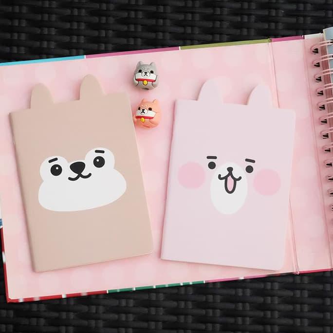 

BARU Cute Animals Plain Pocket Notes Set / Buku Tulis dan Catatan