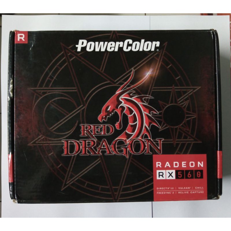 vga AMD radeon RX560 2gb gddr5 128bit power color.