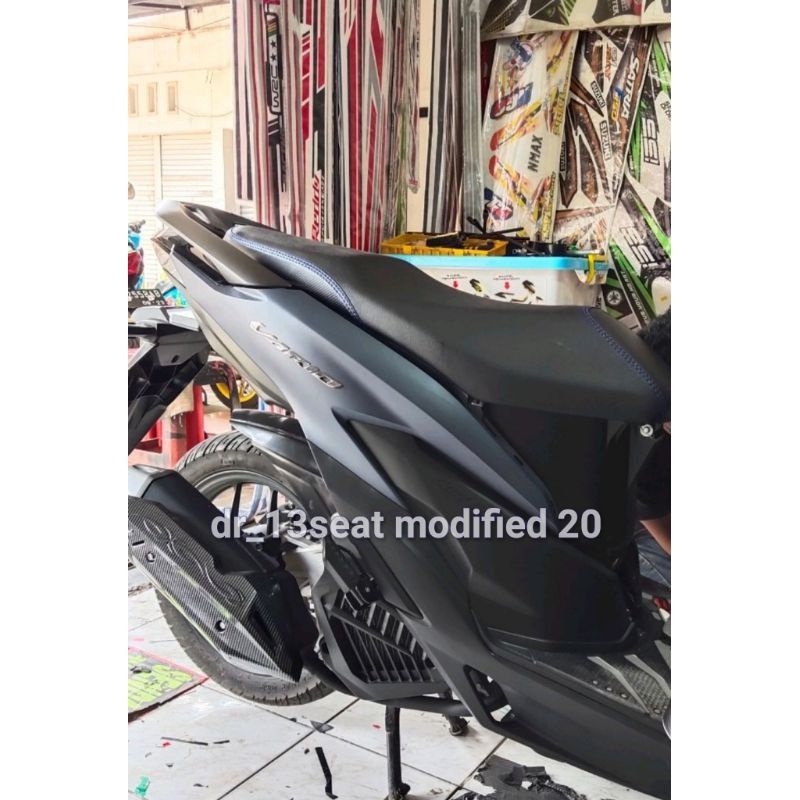 COVER KULIT JOK BAHAN MBTECH MOTOR HONDA BEAT SCOOPY  VARIO