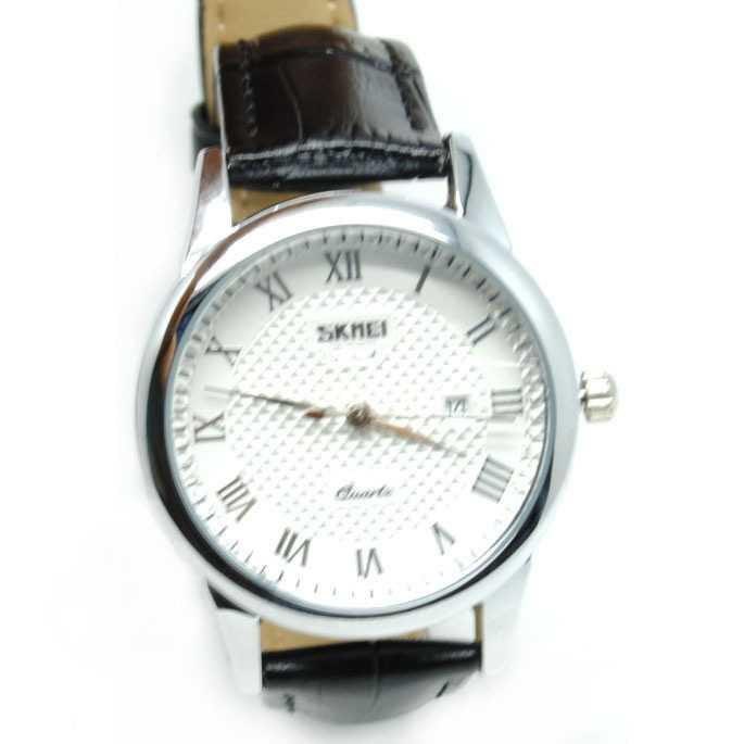 SKMEI Jam Tangan Analog - 9058CL [Wanita] [Putih Hitam]