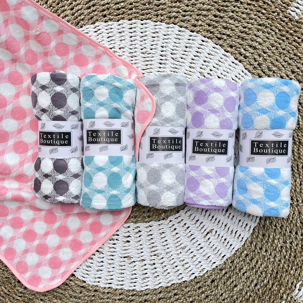 Handuk Bayi Motif Polkadot Baru Lahir Handuk Bayi Handuk Anak Handuk Mandi Kain