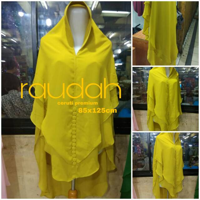 Gamis Lemon Cocok Dengan Jilbab Warna  Apa 7 Kombinasi  