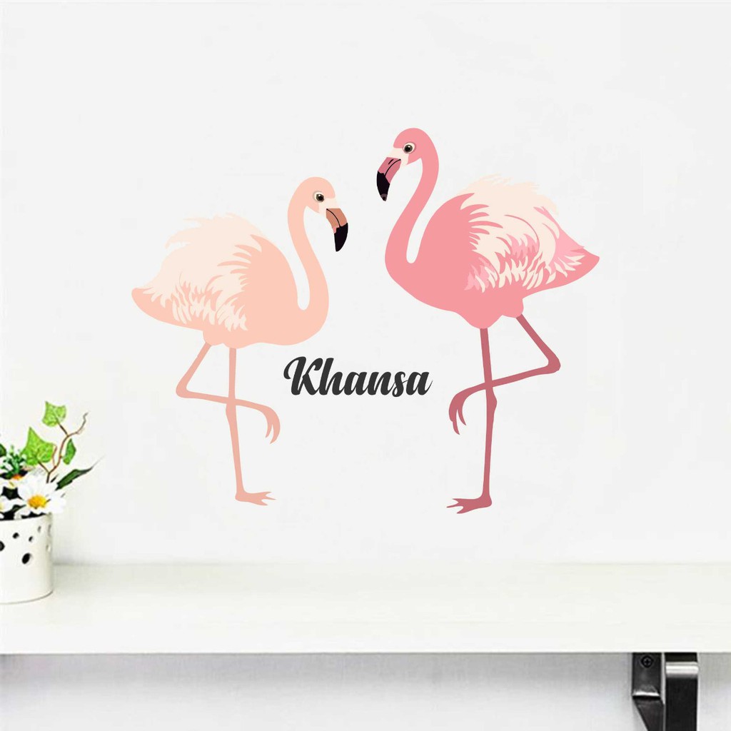 Sticker Dinding Anak Thema Flaminggo