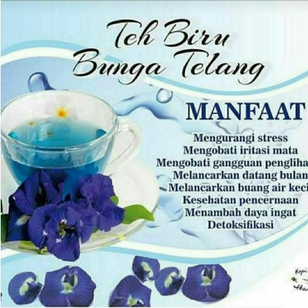 

Teh Bunga Telang 10 gram ORIGINAL | Buterfly Pea Tea