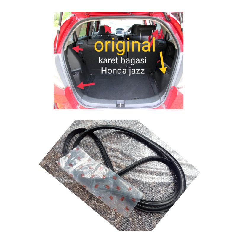 karet bagasi mobil jazz brio