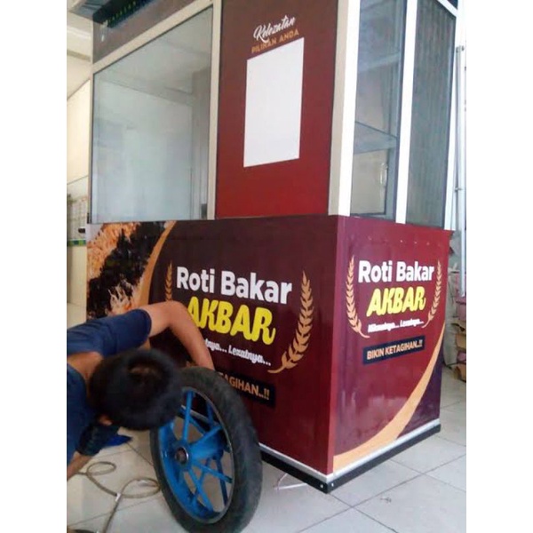 

sticker booth / sticker rombong/ sticker meteran vinyl booth