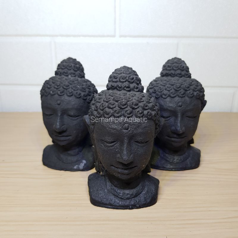 Hiasan Akuarium Kepala Budha