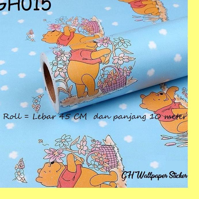 Z 84 Cod Bayar Di Tempat Wallpaper Stiker Motif Winnie The Pooh