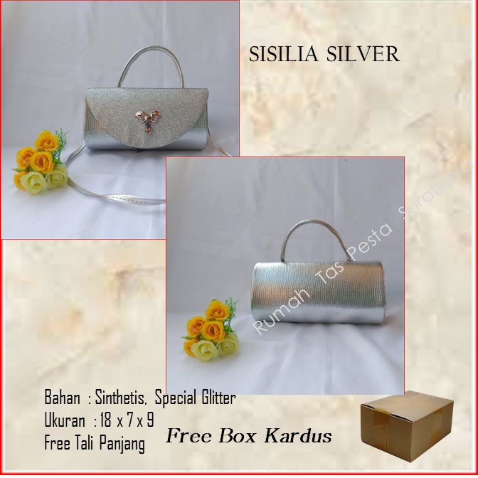 Tas Slempang,Tas Etnik,Tas Kekinian,SISILIA SILVER