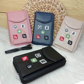 525 SLING BAG HP BORDIR MOBILE APPS / DOMPET HP , UANG DAN KARTU CART