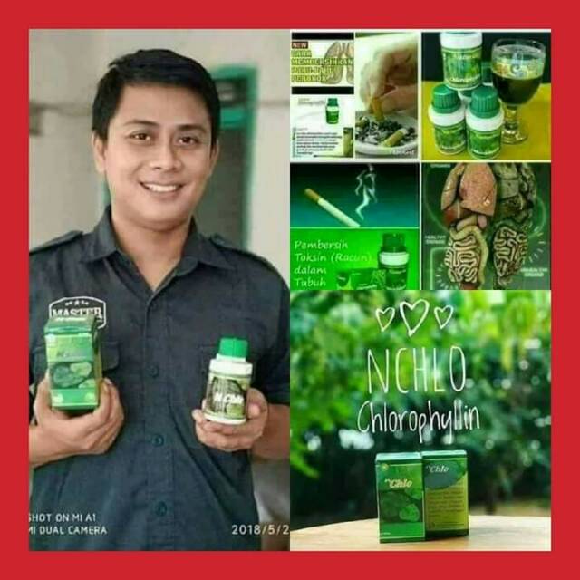 

Natural chlorophyllin (minuman pemberhenti merokok)