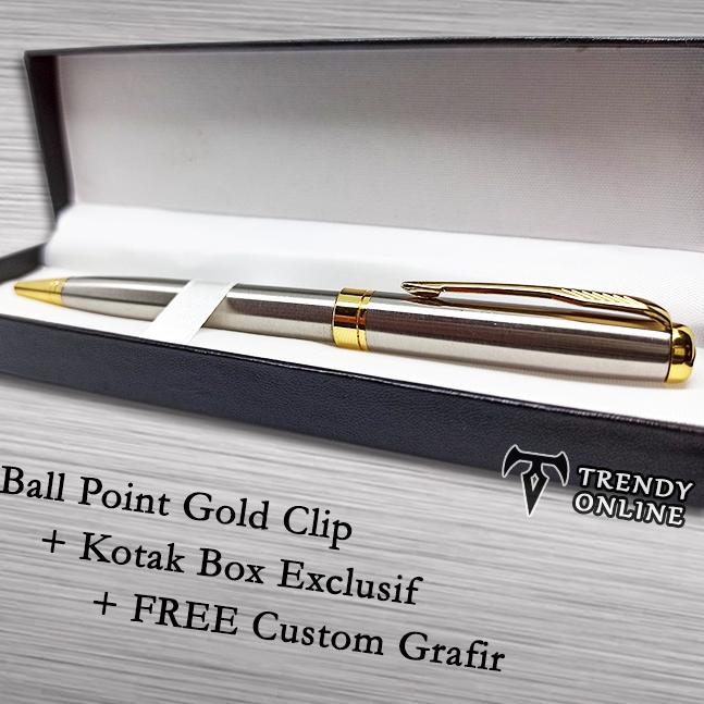 

Update Istimewa Pulpen Model Parker Sonnet Stainless Steel Klip Emas FREE Grafir Nama dan Box Exclusif