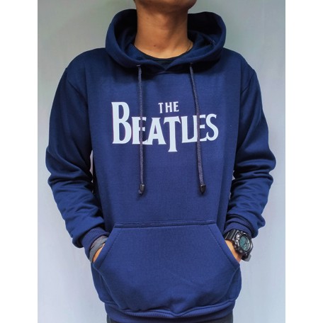 Sweater Hoodie Sablonan Cowok Cewek Jaket Sweater The Beatles Pria Wanita