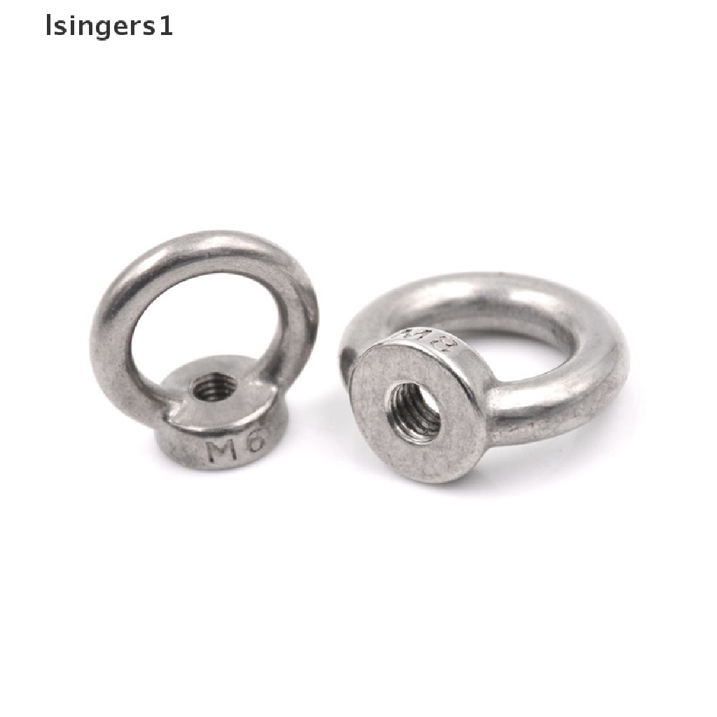 [lsingers1] M5/M6/M8/M10/M12 304 Stainless Steel Lifting Eye Nut Ring Shape Nuts Boutique