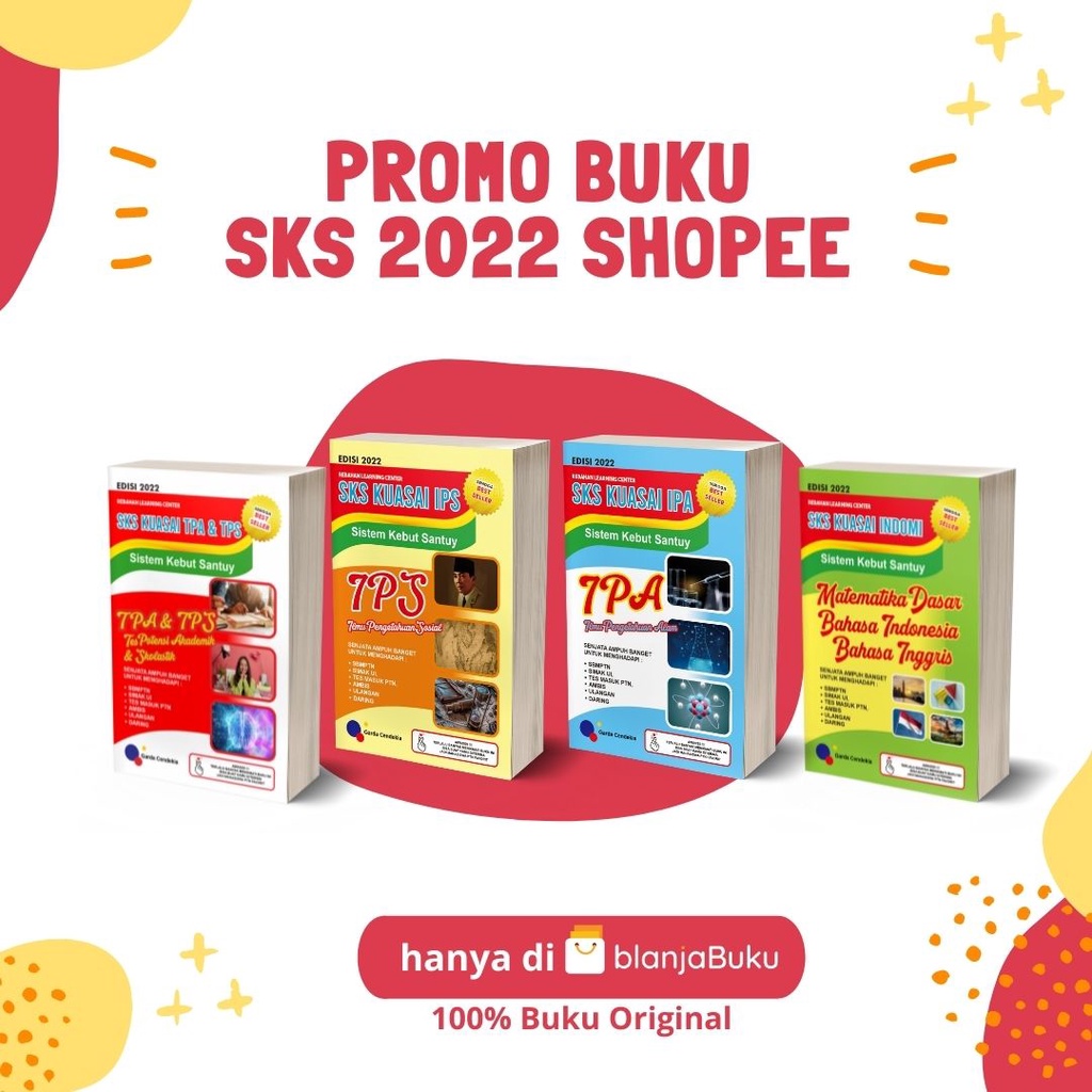 BUKU SKS 2022 IPS IPA MATEMATIKA TPA SISTEM KEBUT SANTUY / GARDA CENDEKIA