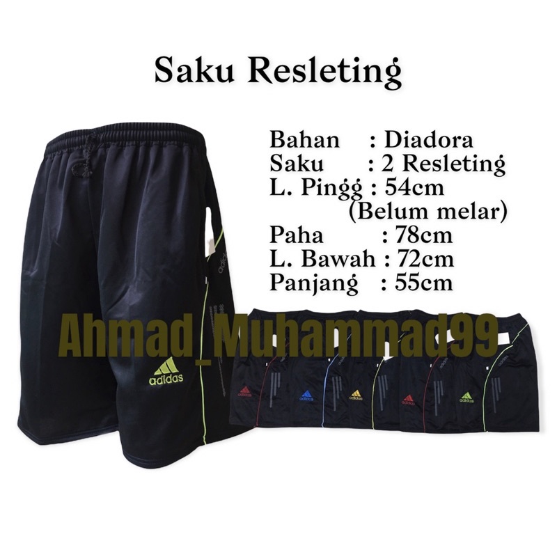 Celana Pendek Training Trening Pria Dewasa Jumbo XXXL-XXXXL | Celana Pendek Jumbo Olahraga Pria Dewa