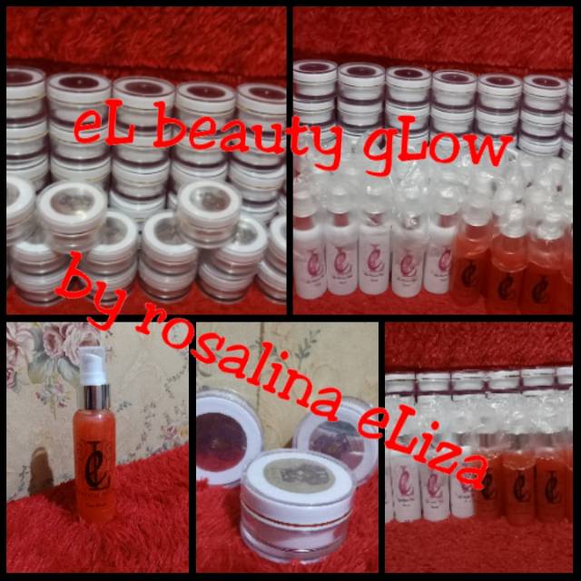 eL beauty glow by rosalina eliza paket cream glowing kecantikan