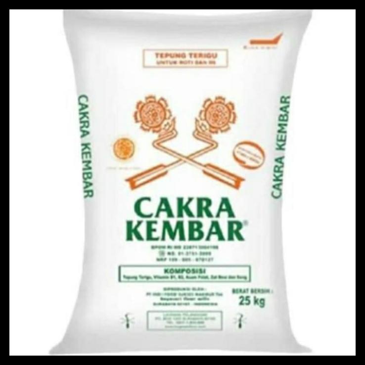 

TERBARUU!! Tepung Terigu Cakra Kembar 25 kg TERBARU