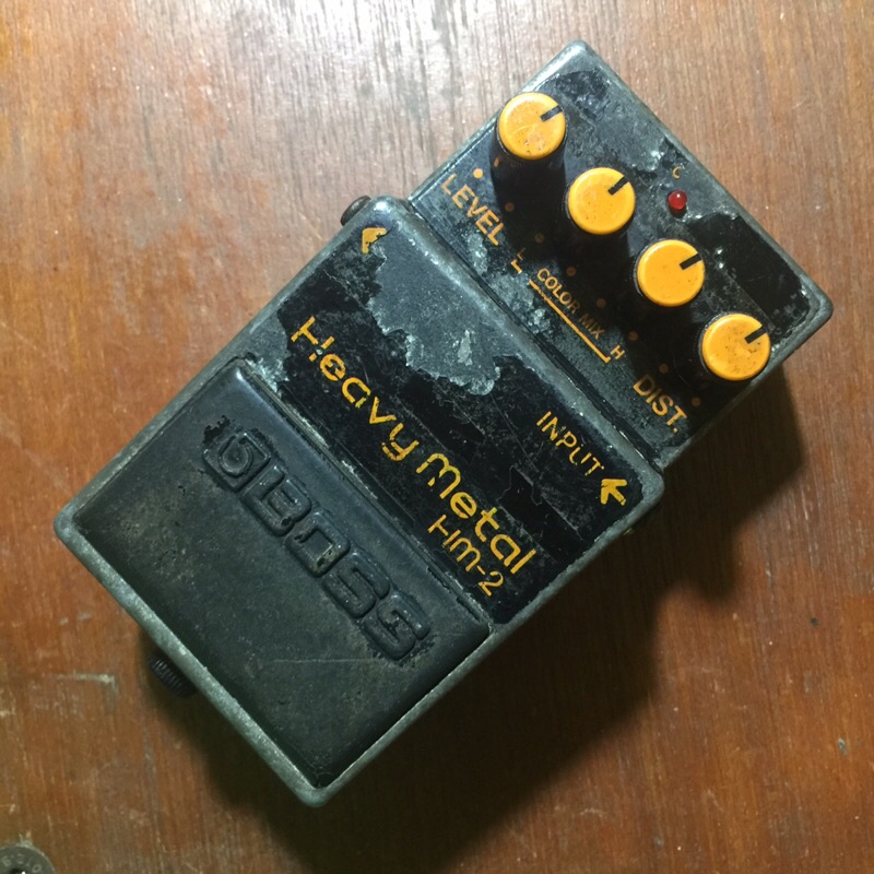 Pedal Efek Gitar Guitar Effect Boss Heavy Metal Distortion HM-2 HM2 Rare