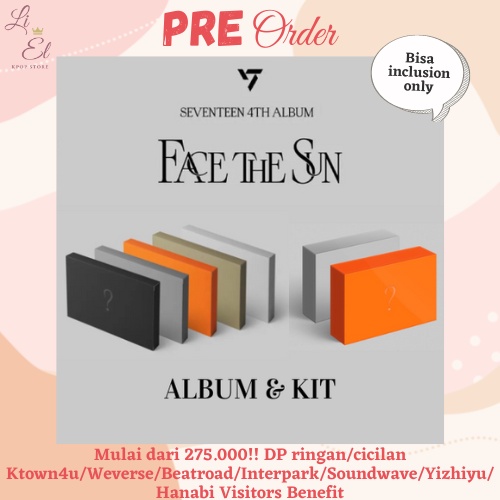 [PO/READY] SEVENTEEN 4TH ALBUM & Kit/Kihno - Face the Sun (Ktown4u/Weverse/Beatroad/Interpark/Soundw