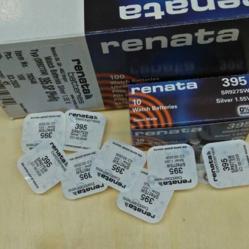 Batre jam tangan original Renata 395 SR927SW