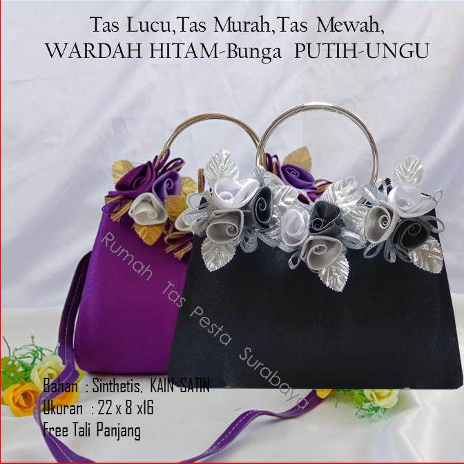 PAKET TAS PESTA WARDAH MODEL CLUCTH DAN SLEMPANG BELI 2 SATU ONGKIR BEST SELLER  TAS TERLARIS DERA SHOP99