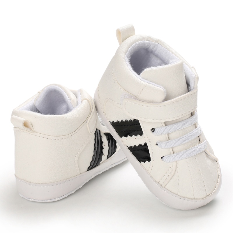 Sepatu Bayi Laki laki Umur 0-12 Bulan Sepatu Prewalker Bayi Laki laki 0 6 12 14 Bulan Baby Shoes Laki Laki Umur 1 Tahun Putih HK002